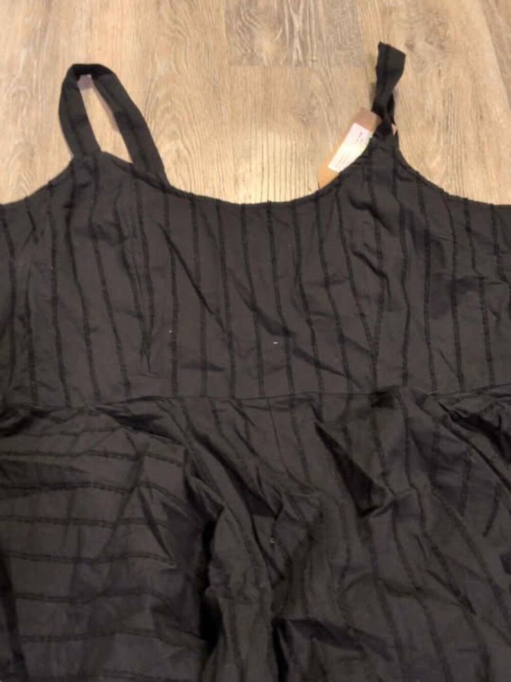 Disturbia Blythe Handkerchief Hem Midaxi Dress Black US14 new - Picture 3 of 4